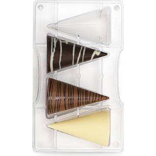 Cone Large - Polycarbonat Chokoladeform, Decora