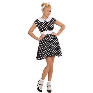 50s Lady kostume, sort