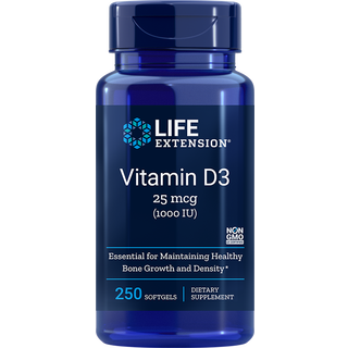 Vitamin D3, 1000 IE - 250 softgels