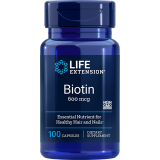 Biotin, 600mcg - 100 kapsler