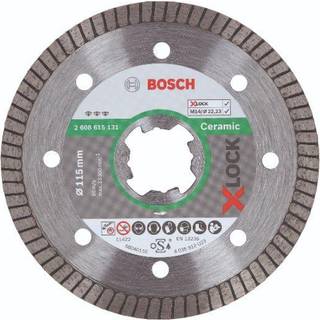 Bosch Best for Ceramic Extra Clean Diamantskæreskive med X-LOCK 115 × 22,23 × 1,4 × 7 mm