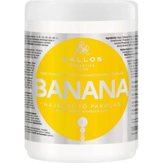 Kallos KJMN Professional Banana Styrkende maske Med multivitamin kompleks 1000 ml - 1000 ml