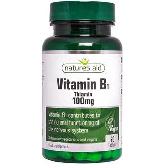 Natures Aid - Vitamin B1 100 mg (90 tabletter)