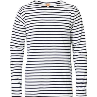 Armor lux Herren Longsleeve blau,weiß gestreift