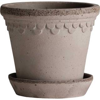 Bergs Potter Copenhagen Pot Grey 14 Cm - Krukker Ler Grå - KG14S