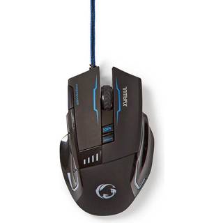 Nedis GMWD300BK Gaming Mus Ledningsforbundet, Belyst, 4000 DPI, 8 knapper