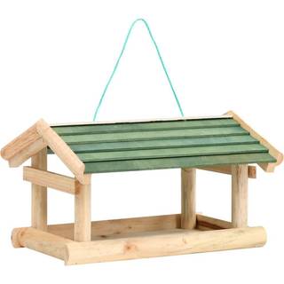 foderhus til fugle 35x29,5x21 cm massivt træ