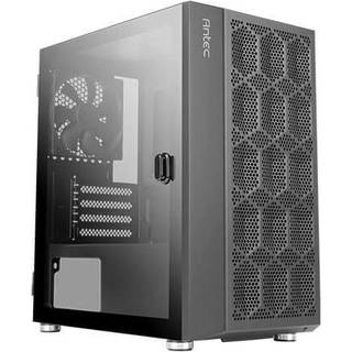 Antec NX200 M Micro-ATX Tower Mini-Tower Computer Case med 120 mm bakre fläkt Förinstallerad nätdesign i frontpanelen Ventilerad luftflödes-serie