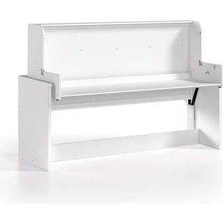 Seng med skrivebord Denver 90 x 200 cm – hvid