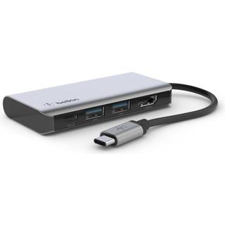 Belkin USB-C 4-i-1 adapter - På lager i butik