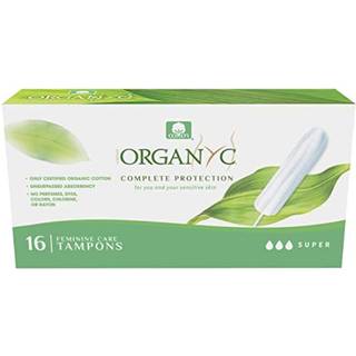 Organyc Tampon super u. indføringshylster 16 stk.