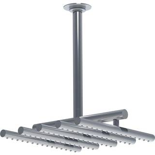 Hovedbruser til væg krom