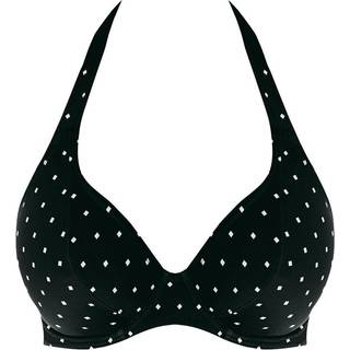 Freya Jewel Cove Banded Halter Bikini Top - Black - J 75 * Kampagne *