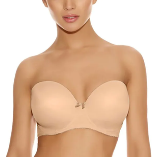 Freya Deco Moulded Strapless Bra - Beige - F 80 * Kampagne *
