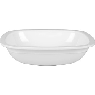 Dyb plasttallerken Nordiska Plast, hvid, 18.5 cm