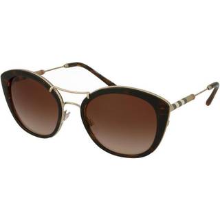 Burberry Kvinde BE4251Q 300213 Solbriller Nylon Brun Brun Rund Normal Skygge