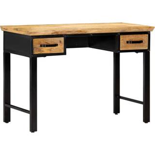 skrivebord 110x50x76 cm massivt mangotræ