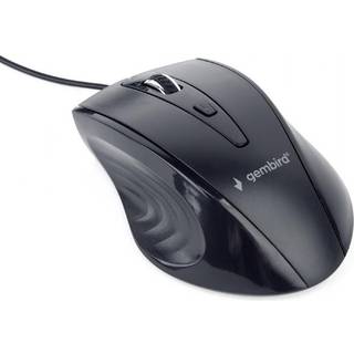 Gembird Wired optical mouse 4B-02 - Mus - Optisk - 4 knapper - Sort