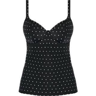 Freya Jewel Cove Non Padded Plunge Tankini - Black - G 80