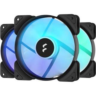 Fractal Design Aspect 12 RGB Black Frame 3-pack - Kabinet køler - 120mm - Sort