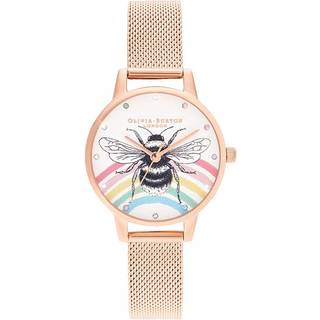 Olivia Burton Illustrated Animals OB16WL90 - Dame - 30 mm - Analog - Quartz - Mineralglas