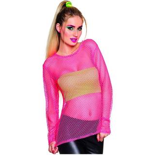 Nettrøje neon pink, M/L