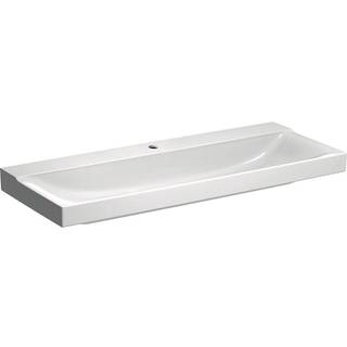 GEBERIT XENO2 håndvask 1200x140x480mm til møbel/bolt, uden overløb, med keratect glasur, hvid