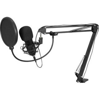 Omnitronic BMS-1C USB Condenser Broadcast Microphone Set TILBUD NU