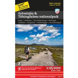 Calazo förlag Grövelsjön & Töfsingdalens nationalpark 1:25 000 NoColour, OneSize