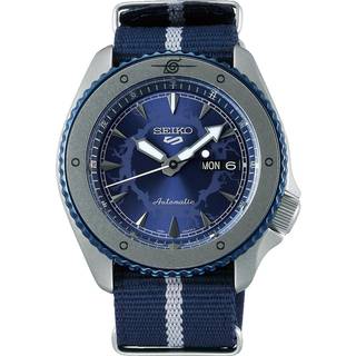 Seiko SRPF69K1 5 Blå/Tekstil Ø42.5 mm