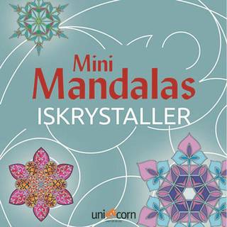 Mini Mandalas - Iskrystaller Mandalas mini måler 13,5 x 13,5 cm og består af 32 sider med smukke cirkulære mønstre med iskrystaller som motiv.