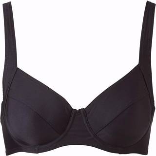 Trofe Mix Bikini Underwire Bra - Black - E 38