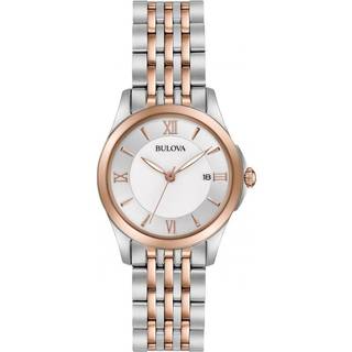 Bulova 98M125 Hvid/Rosaguldtonet stål Ø27 mm
