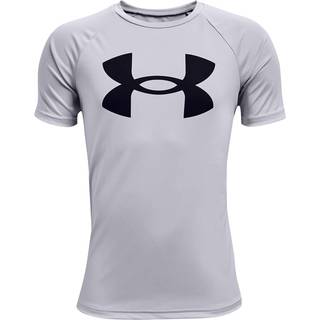 Under Armour Tech™ Big Logo Boys' Short Sleeve Mod Gray Light Heather / Black YSM (127 - 137 cm)