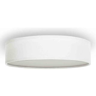 Loftslampe Ceiling Dream, Ø 40 cm, tekstil, hvid
