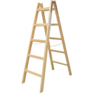 Wienerstige med 5 trin i træ H: 142 cm