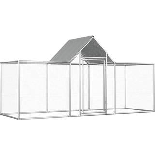 hønsegård 3x1x1,5 m galvaniseret stål