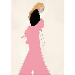 Paper Collective Pink Dress plakat 30x40 cm