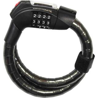Kabellås Kryptonite Kryptoflex 2080 Armored 80 cm Kombination sort