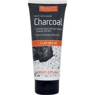 Beauty Formulas Charcoal Dybderensende ansigtsmaske med aktivt kul 100 ml - 100 ml