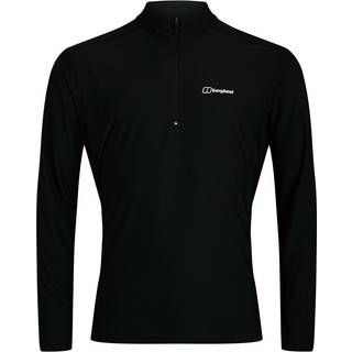 Men's 24/7 Tech Tee Long Sleeve Half Zip - Black