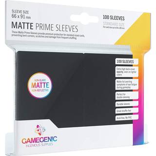 Matte Prime Sleeves 100 stk - Anti-Glare - Plastiklommer - GameGenic
