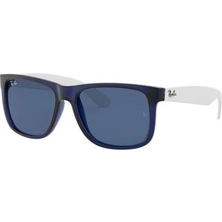 Ray - Ban Mand RB4165 JUSTIN 651180 Solbriller Injiceret Blå Blå Firkantet Normal