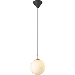 Twist pendel - Ball Ø15 - Opal / Antik Messing - Halo Design