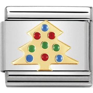 Nomination Charm Christmas Tree - Stainless Steel - Gold