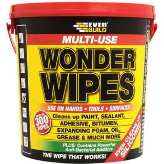 Everbuild Kæmpe spand med Wonder Wipes, Handelsbøtte, 300 stk