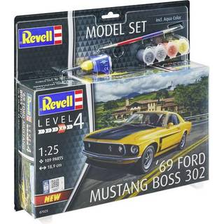 Revell, modelsæt, '69 Ford Mustang Boss 302, 1:25 [Levering: 1-2 dage]