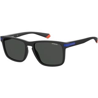 Polaroid Unisex PLD 2088/S 0VK/M9 Solbriller Plast Sort Grå Firkantet