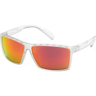 Adidas Sport Mand SP0010 26G Solbriller Plast Transparent Brun Firkantet Spejlet