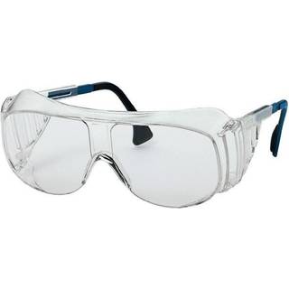 Uvex 9161 - safety glasses - polycarbonate thermoplastic polyurethane (TPU) polybutylene terephthalate - black frame blue frame